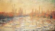 Claude Monet Ice Thawing on the Seine China oil painting reproduction